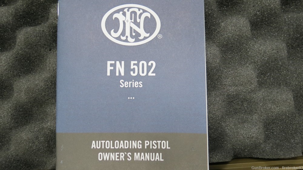 FN 502 22 LR 4-1/2" pistol with 1-10rd 1-15rd magazine-img-8