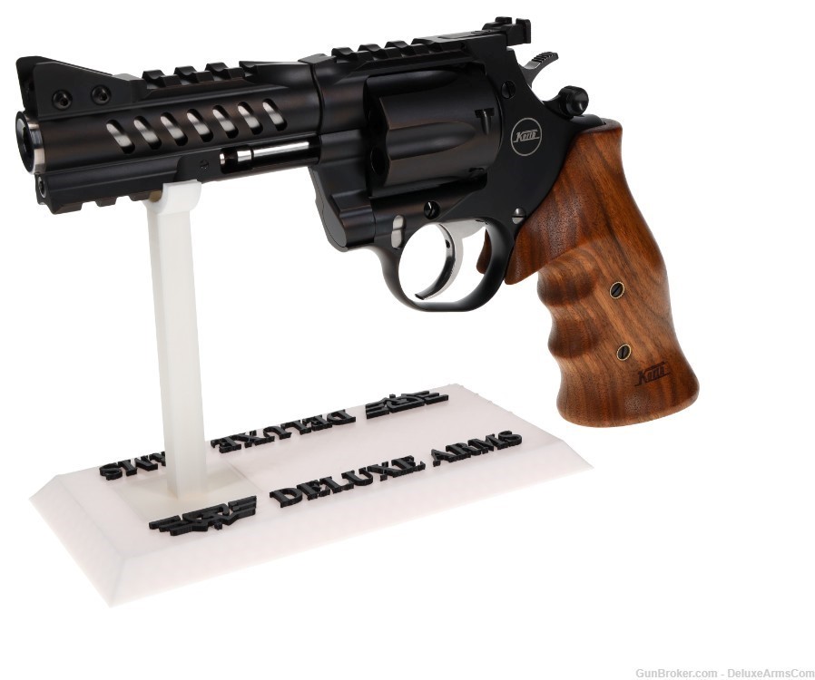 NEW! Korth Ranger Revolver 4 inch 357 Magnum Walnut Grip Black DLC Frame-img-6