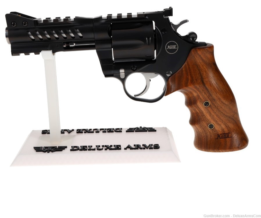NEW! Korth Ranger Revolver 4 inch 357 Magnum Walnut Grip Black DLC Frame-img-7