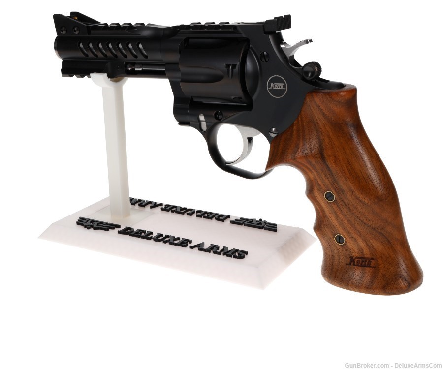 NEW! Korth Ranger Revolver 4 inch 357 Magnum Walnut Grip Black DLC Frame-img-8