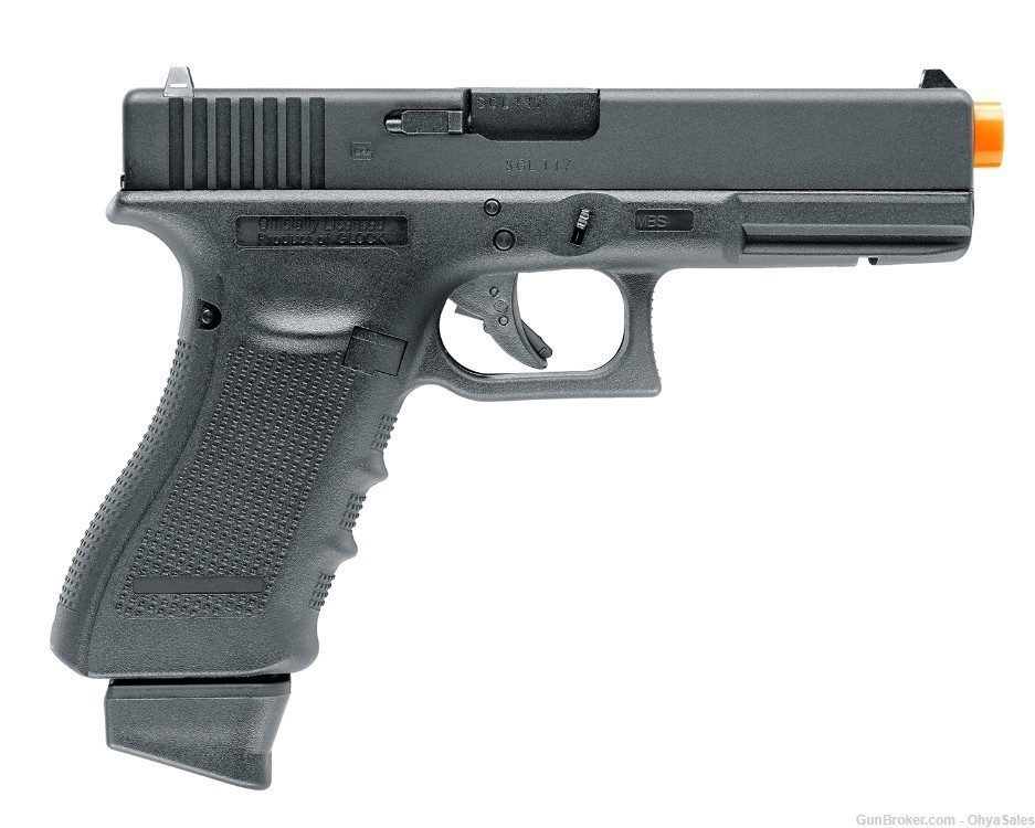 Umarex Glock 17 Gen 4 6mm CO2 Semi-Auto Airsoft Pistol, 23 Rounds - 2276318-img-5