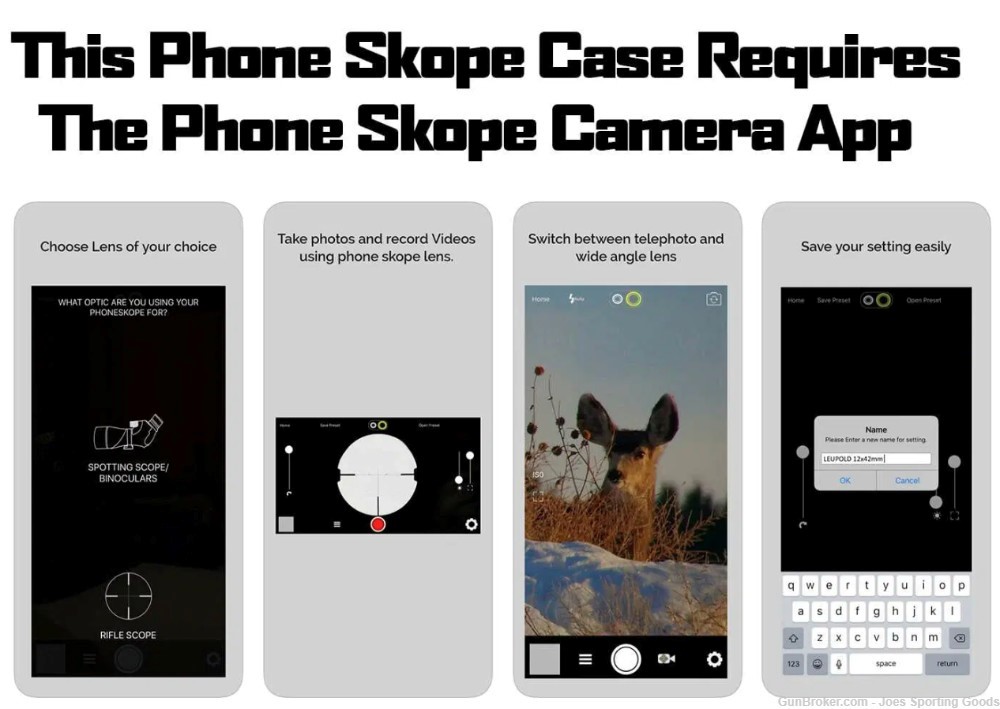 NiB - Phone Skope Smartphone Optics Adaptor Case - iPhone 7/8-img-2