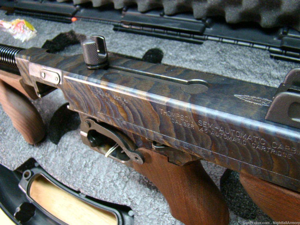 Thompson 1927A1 .45ACP Deluxe Tommy Gun 45 T1CH Case Hardened 16.5" T1-CH -img-21