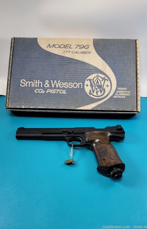Smith & Wesson Model 79G Air Pistol CO2 Box Paperwork & Provenance-img-2