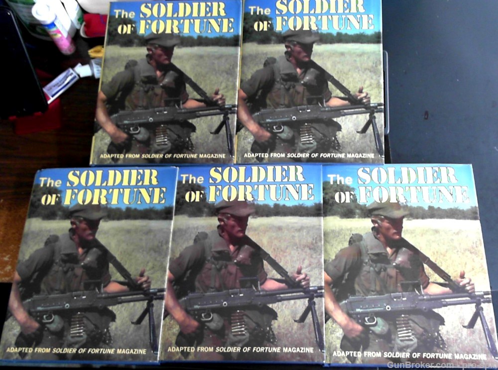 5 Copies of Soldier of Fortune Books : Adapted SOF Magazine-img-0