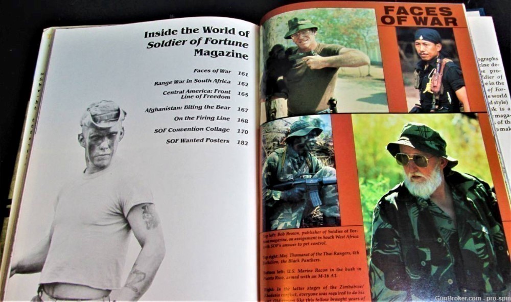 5 Copies of Soldier of Fortune Books : Adapted SOF Magazine-img-6