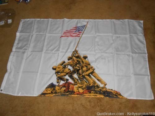 USMC Iwo Jima Flag -img-0