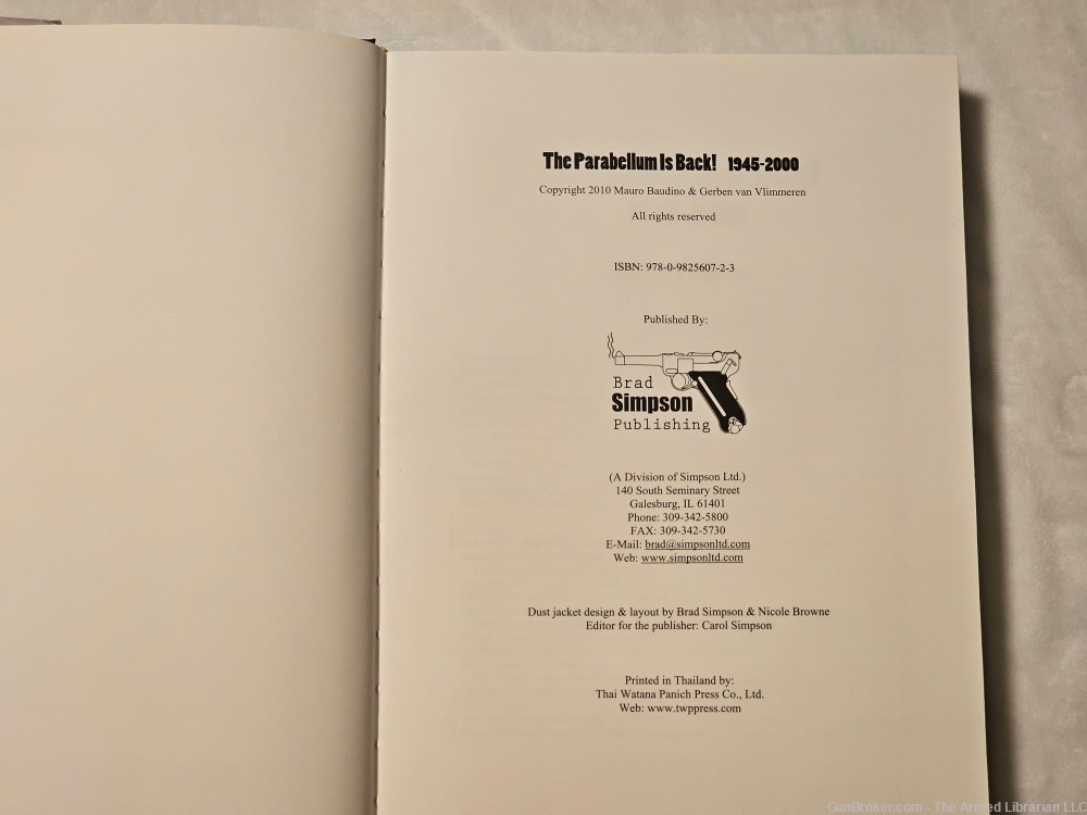 The Parabellum Is Back! 1945-2000 by Mauro Baudino, Gerben van Vlimmeren-img-2