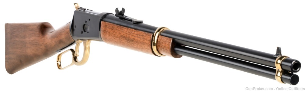 Rossi R92 Gold 357 Mag Lever Action 20" 10+1 Hardwood Stock 923572013-GLD-img-2