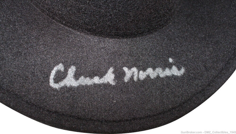 Chuck Norris Autographed Signed Texas Ranger Cowboy Hat JSA COA-img-1