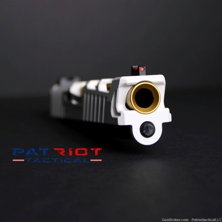 Complete Zaffiri Precision Slide for Glock 19 Gen 3 Stormtrooper White-img-2