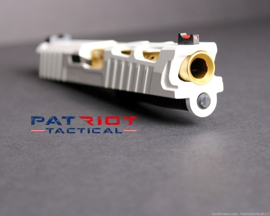 Complete Zaffiri Precision Slide for Glock 19 Gen 3 Stormtrooper White-img-3