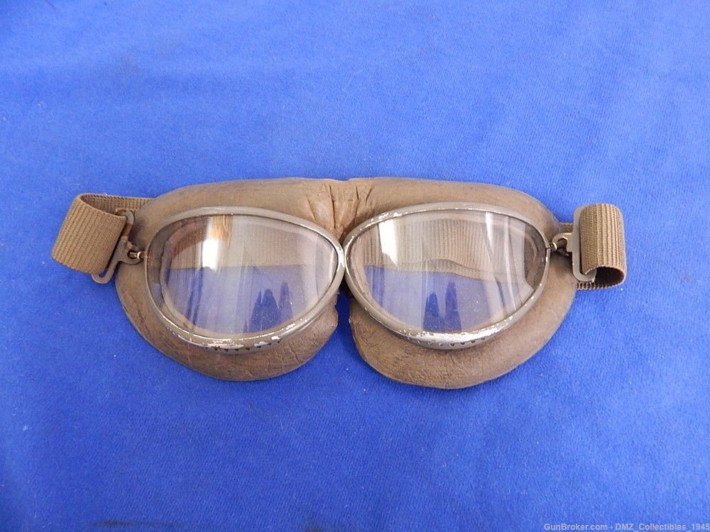 WW2 WWII German Luftwaffe Pilot Goggles-img-0