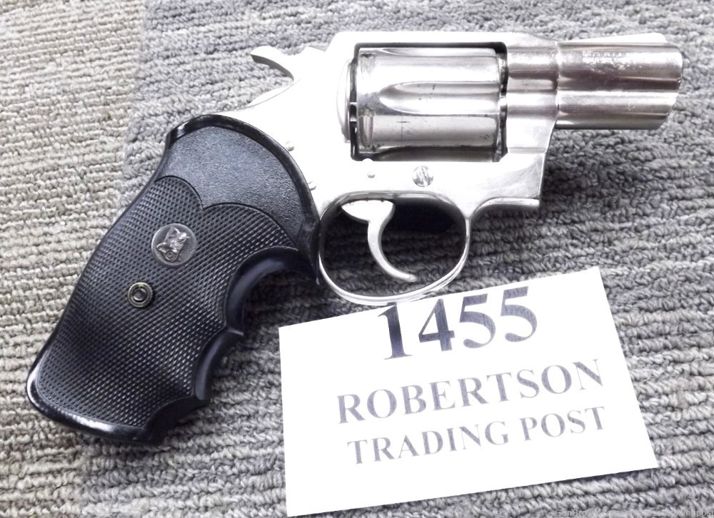 Colt .38 Detective Special 2” Nickel Snub 1972 C&R CA OK Revolver VG C&R -img-15