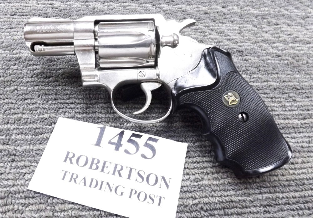 Colt .38 Detective Special 2” Nickel Snub 1972 C&R CA OK Revolver VG C&R -img-0