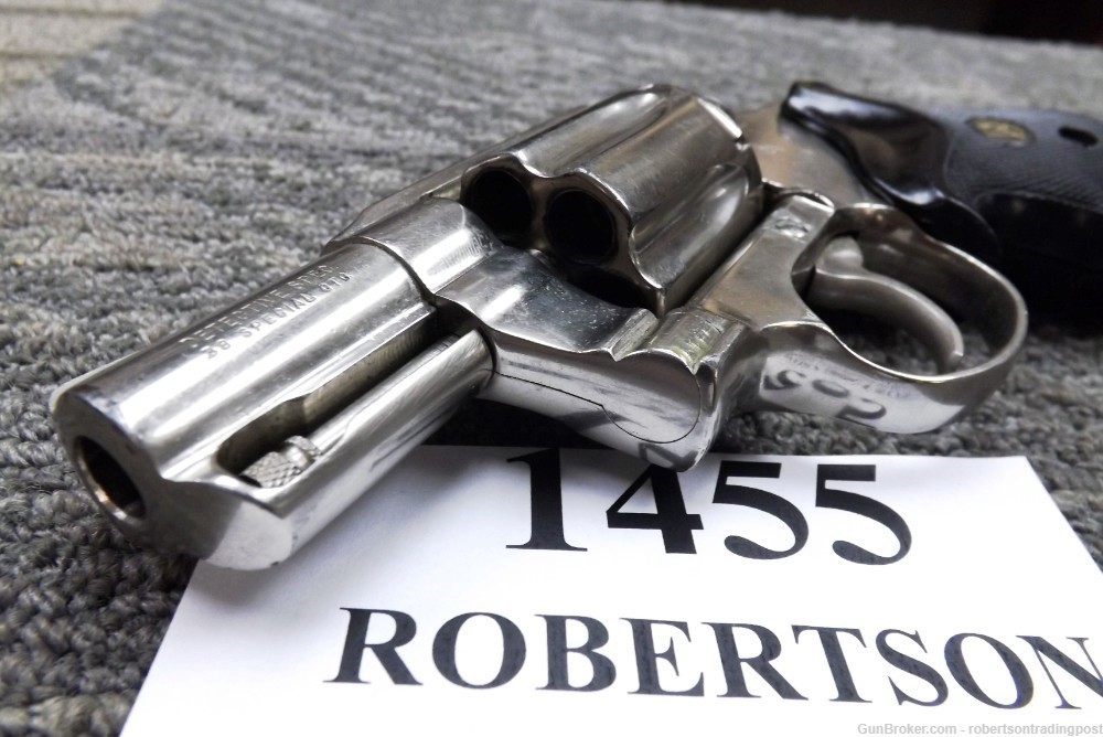 Colt .38 Detective Special 2” Nickel Snub 1972 C&R CA OK Revolver VG C&R -img-7