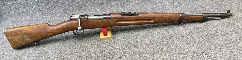 Swedish Mauser M38 Carbine Husqvarna 1941 nice matching ammo dies clips -img-0