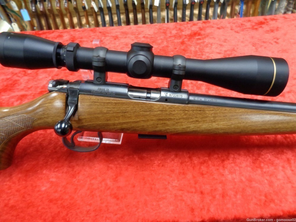 CZ Model 455 22 Wood Stock 24" Leupold VX Scope Package Lux WE BUY & TRADE!-img-3