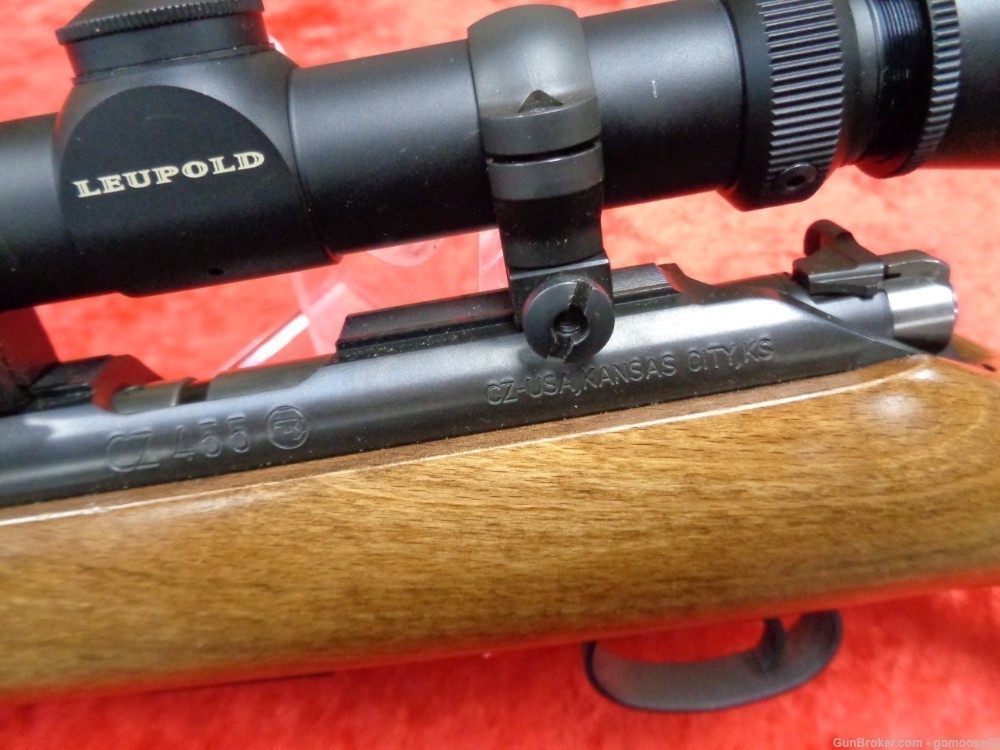 CZ Model 455 22 Wood Stock 24" Leupold VX Scope Package Lux WE BUY & TRADE!-img-11