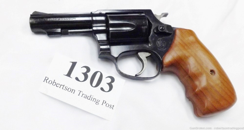 Smith & Wesson .38 Spl Model 36-1 Chief 3” Pinned Square Revolver 1977 -img-0