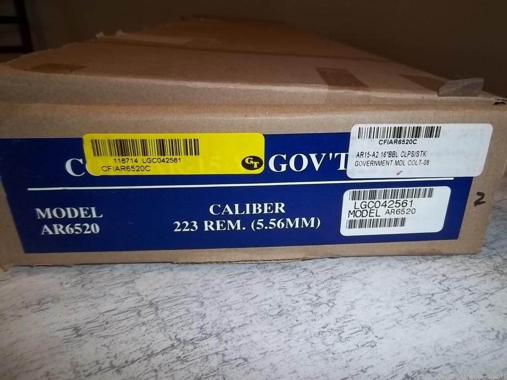 Colt AR6520 NEW In Box SOLD PLEASE SEE SELLERS OTHER ITEMS -img-2