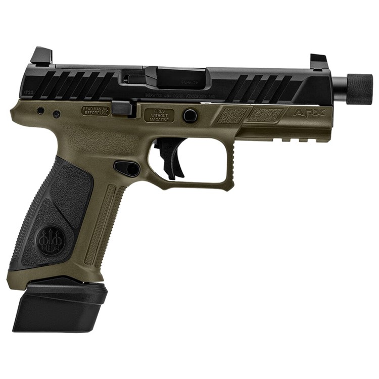 Beretta APX-A1 9mm 4.8" Bbl Optics Ready Pistol w/(3)21rd Mags JAXA1F921TAC-img-1