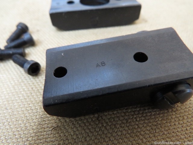 Redfield 2 Piece Scope Mount Base set for Browning A Bolt Rifle-img-7