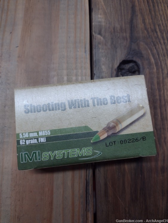 IMI Systems 5.56 62gr green tip-img-0