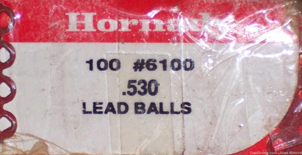 Hornady 54 Caliber 226 Grain 0.530" Roundball 100 Pieces #6100-img-0
