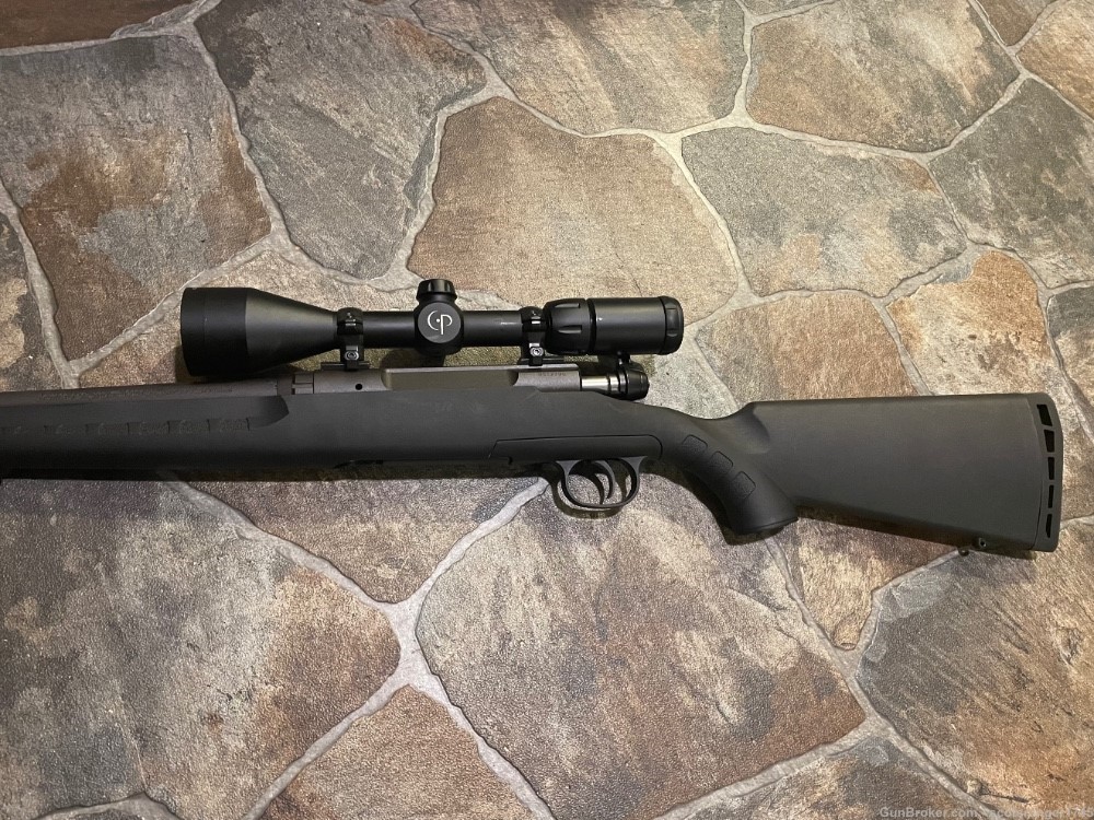 Savage Axis 308 WIN Threaded Barrel Center Point Scope I Trade-img-4
