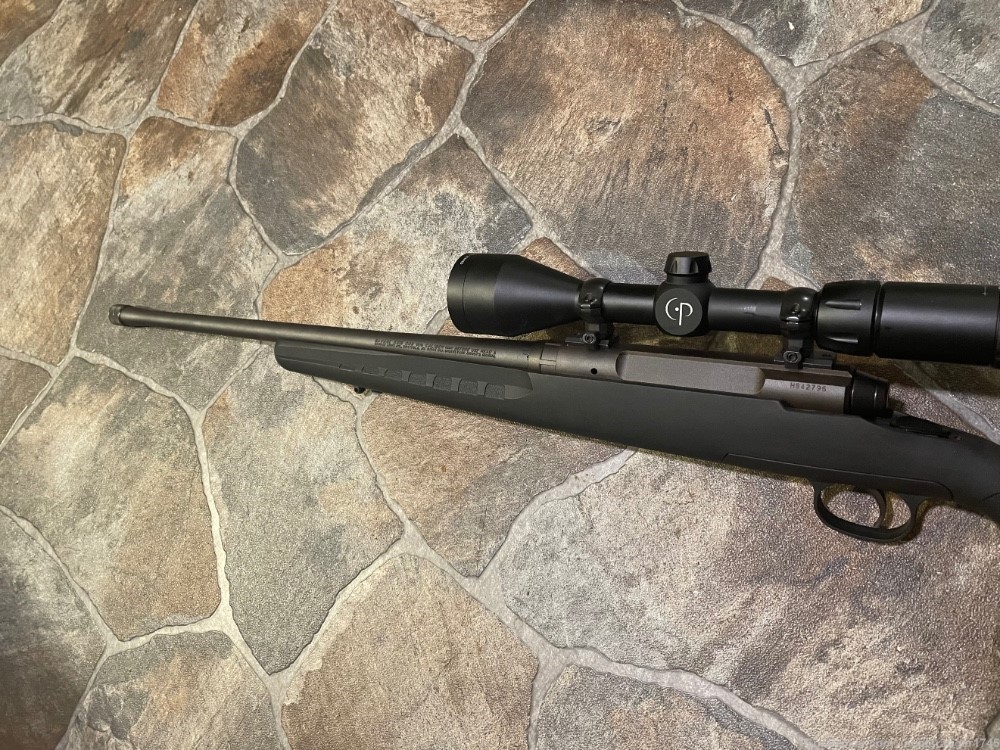 Savage Axis 308 WIN Threaded Barrel Center Point Scope I Trade-img-3