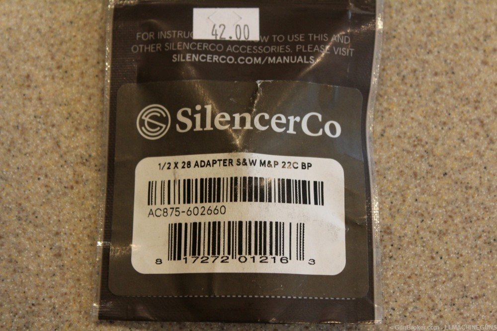 Silencer Co Smith & Wesson M&P Adaptor 1/2x28 New in Package-img-1