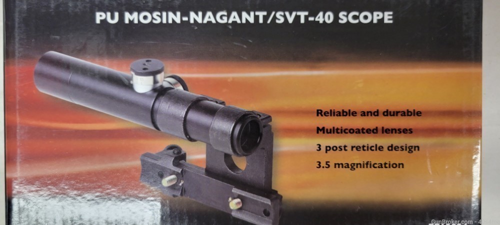 Reproduction PU Mosin-Nagant Sniper Scope 3.5 magnification-img-33