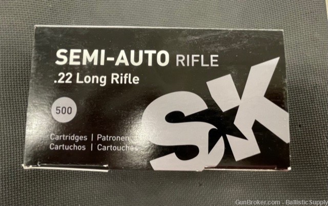 SK Semi Auto 22 LR Ammunition - 500 Round Bricks-img-0