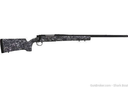 Remington 700 long range 26 heavy barrel HS precision gray speckled stock-img-0