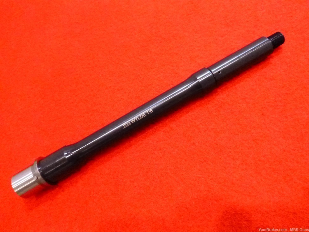 AR 15 10.5" 223 Wylde Nitride Barrel 1:8 Stainless Ext Carbine Length Gas-img-0