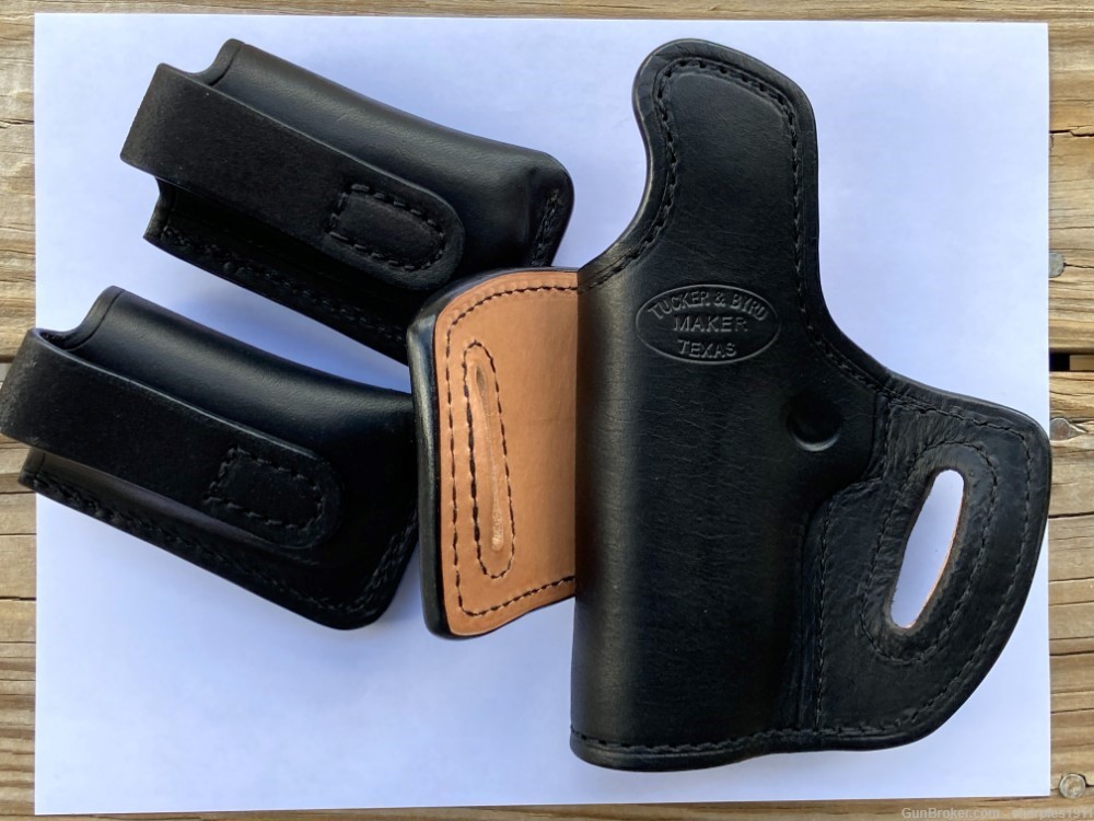 Staccato C2 or  DUO Holster and Mag Pouch Combo Tucker Gun Leather -img-1