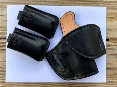Staccato C2 or  DUO Holster and Mag Pouch Combo Tucker Gun Leather 