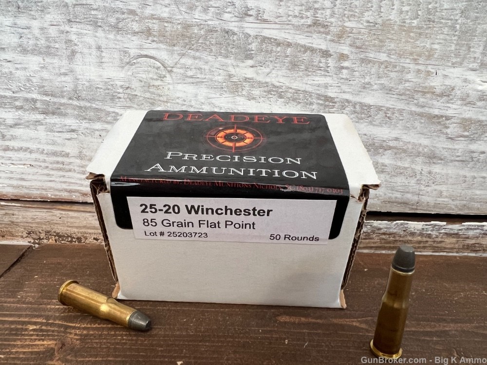 25-20 Winchester .25-20 WIN 85 grain flat soft point 50 Rounds Reman-img-0