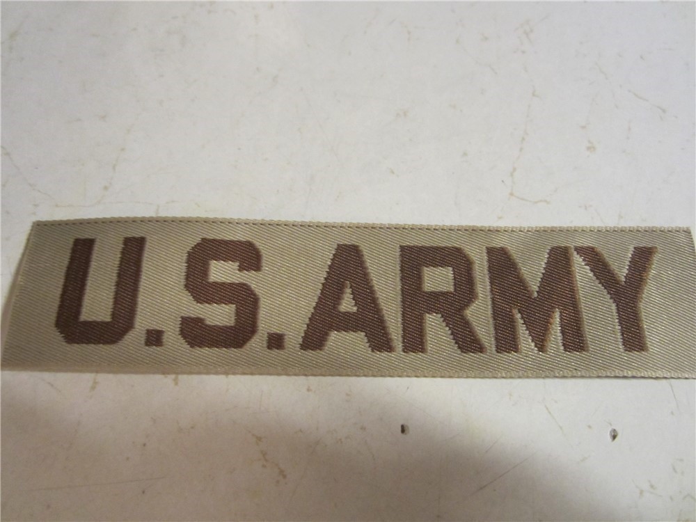 U.S. ARMY Patch Tan and Brown New-img-0