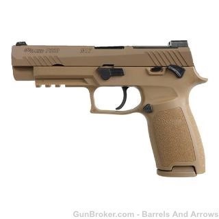 SIG P320 9MM 4.7" M17 SAFETY COYOTE W NS PLATE-img-0