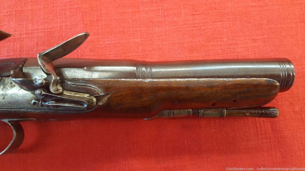French Flintlock Steel Barrel “Duckbill” Blunderbuss Pistol Circa 1775-img-17
