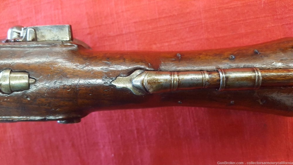 French Flintlock Steel Barrel “Duckbill” Blunderbuss Pistol Circa 1775-img-13