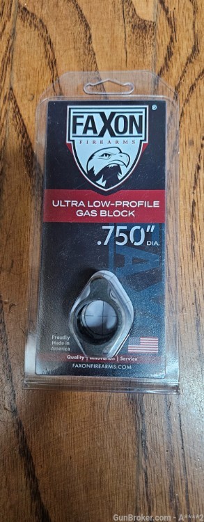 Faxon Firearms .750" Ultra Low-Profile Gas Block-img-0