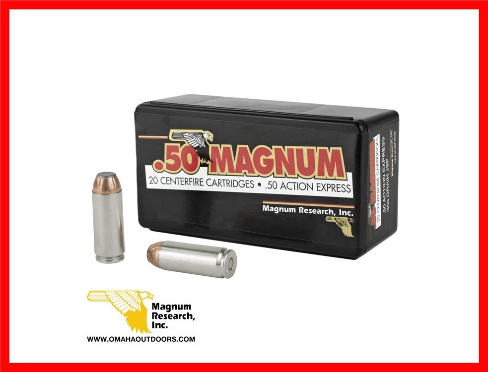 Magnum Research 50 AE Ammo 20 Rounds DEP50JSP350B-img-0
