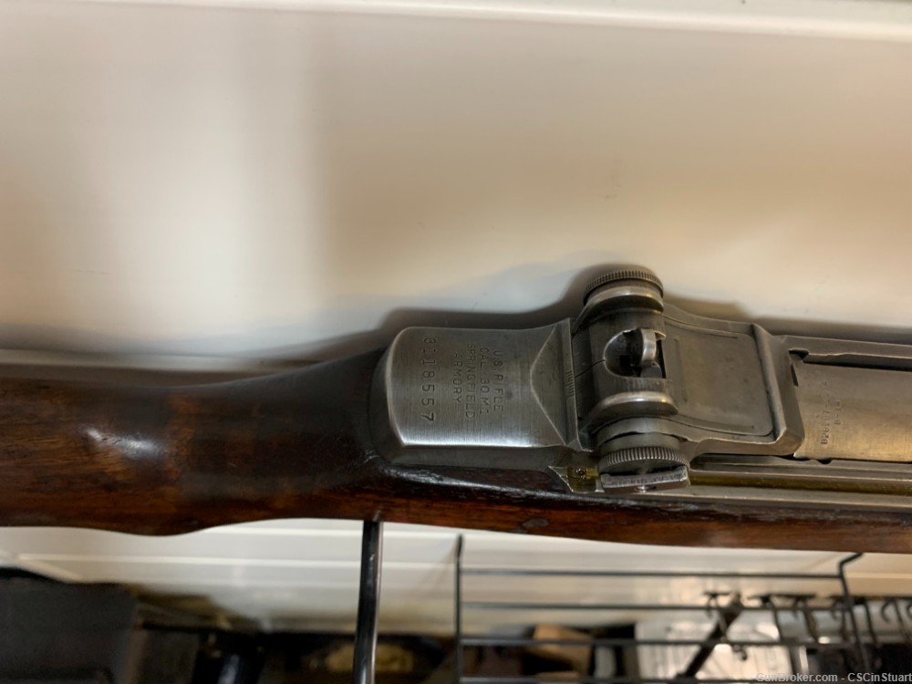 1944 Springfield Armory M1 Garand Rifle, Great War Relic - Check it out!-img-10