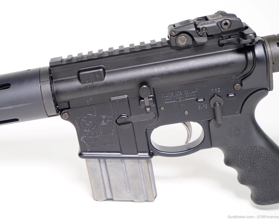 Colt CSR 15 223 remington 1 mag flip up sights-img-2