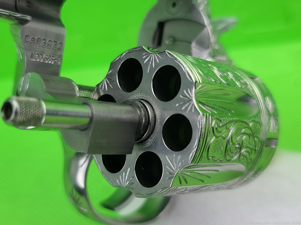 Smith & Wesson 686 ( 686-4 ) 357 MAG STAINLESS 2 1/2" FULLY HAND ENGRAVED -img-22