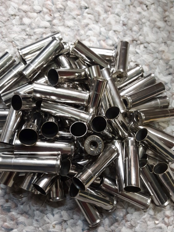 357 Magnum Nickel cases Once fired Mixed headstamp 247 Count-img-7