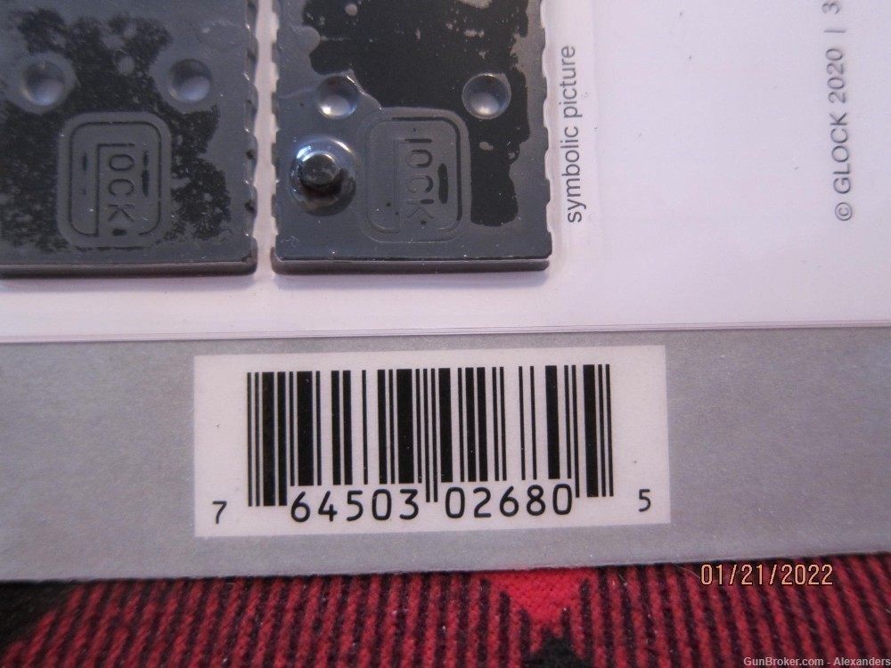 Glock MOS Adapter Plate Set 01 nDLC For 25.5 mm Slide (Modular Optic System-img-4